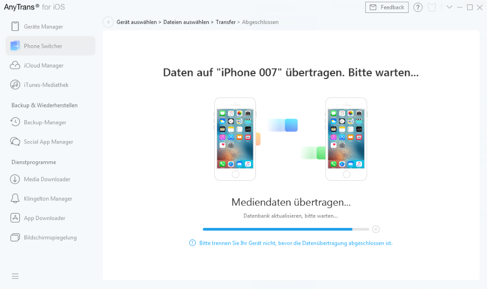  Übertragungsvorgang