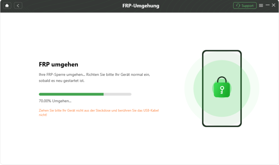 Umgehen Sie die FRP-Sperre