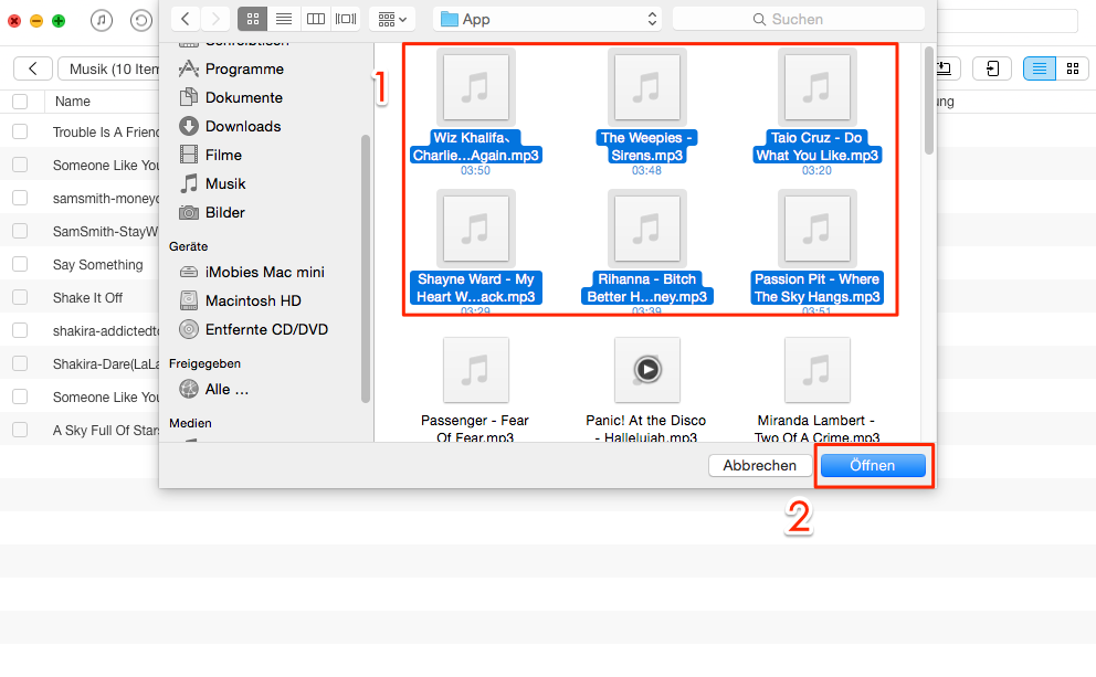Musik auf iPod laden ohne iTunes – Schritt 2