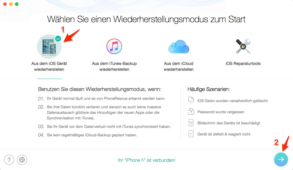 So erhalten Sie Ihre WhatsApp-Nachrichten von einem iPhone zurück