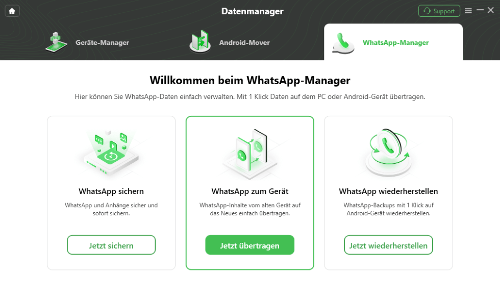WhatsApp zum Gerät