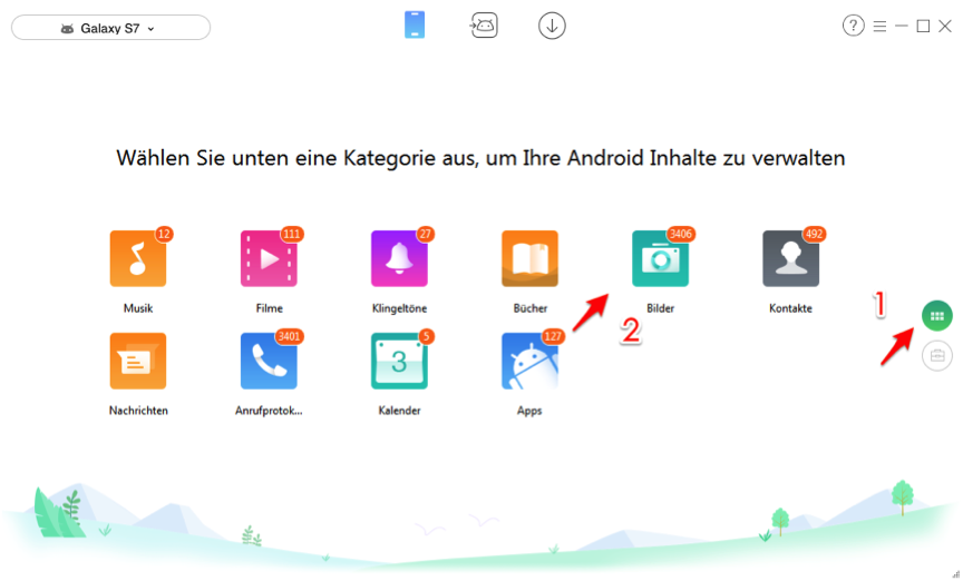 Wie bekomme ich Bilder vom Samsung-Handy auf den PC - iMobie