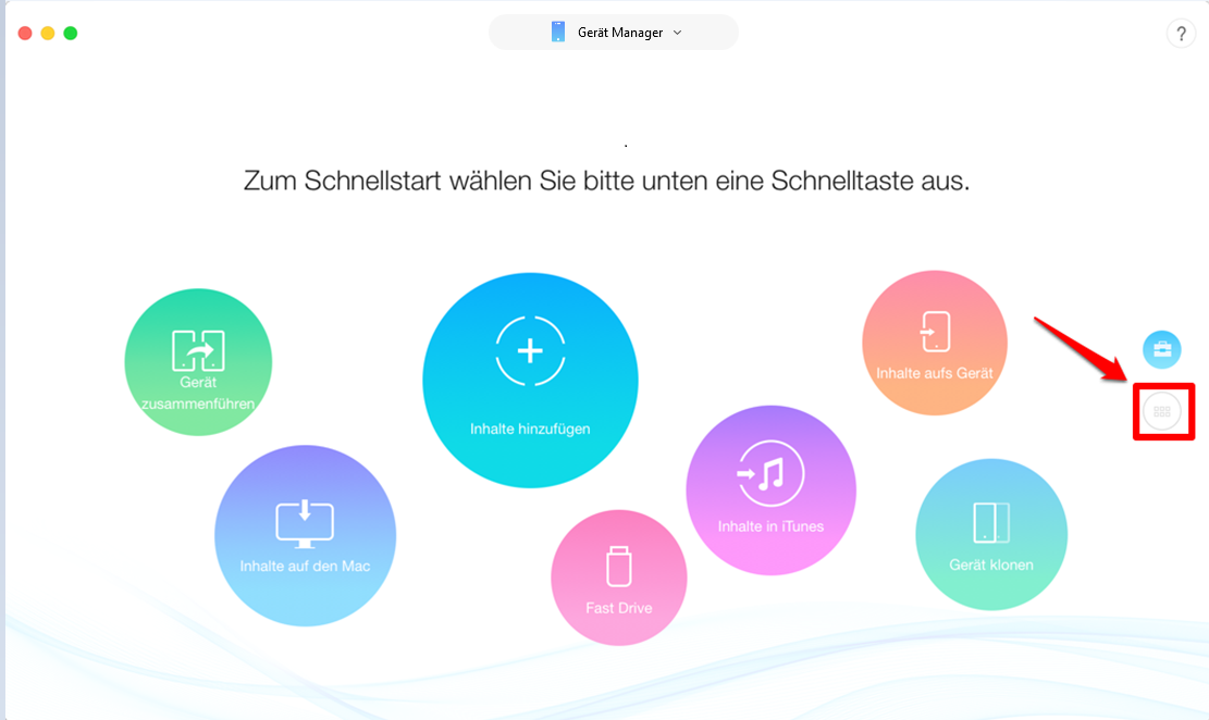 Fotos von iPhoto auf iPhone laden – Schritt 1