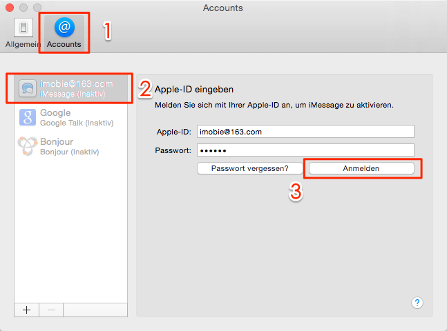 Wie kann man iMessage sichern auf Mac