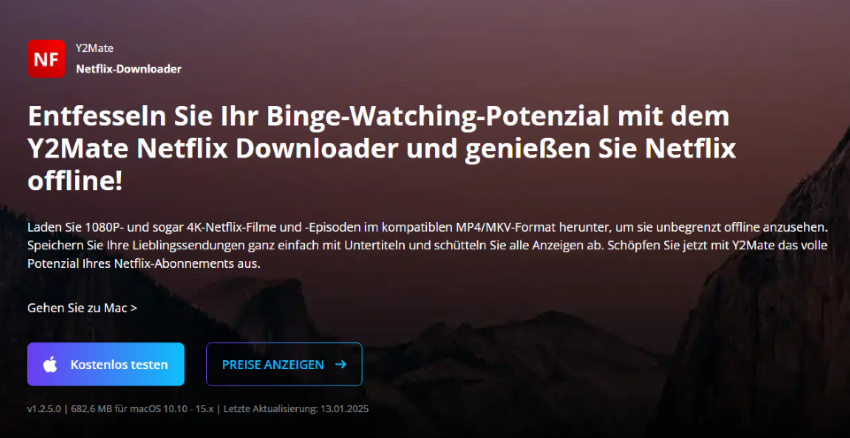 Y2Mate Netflix Downloader