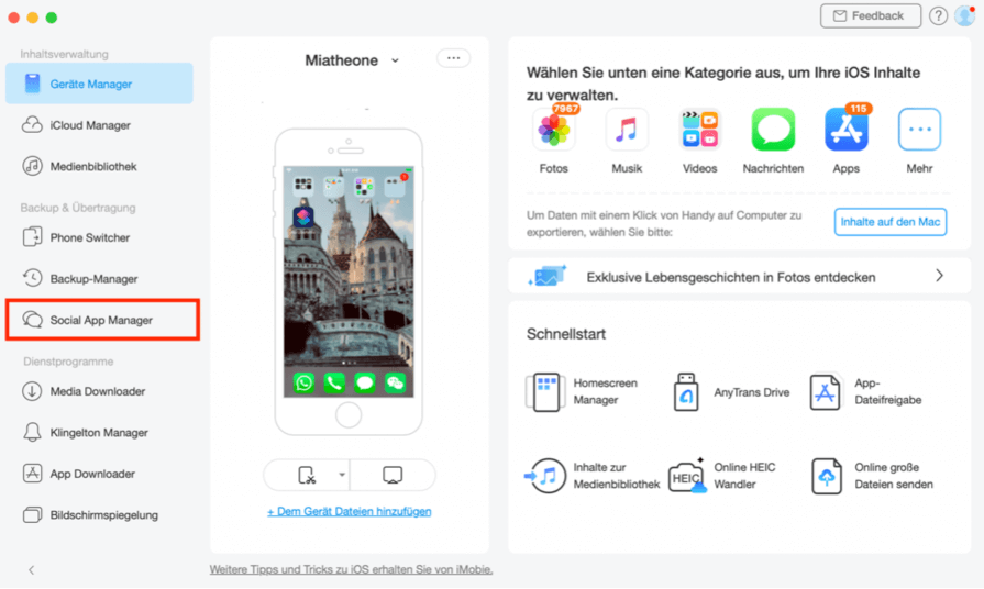 zuerst-social-app-manager-klicken