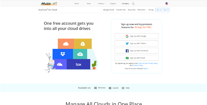 How to Manage Box Cloud storage Accounts - Step 1