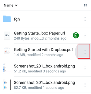 download files from dropbox