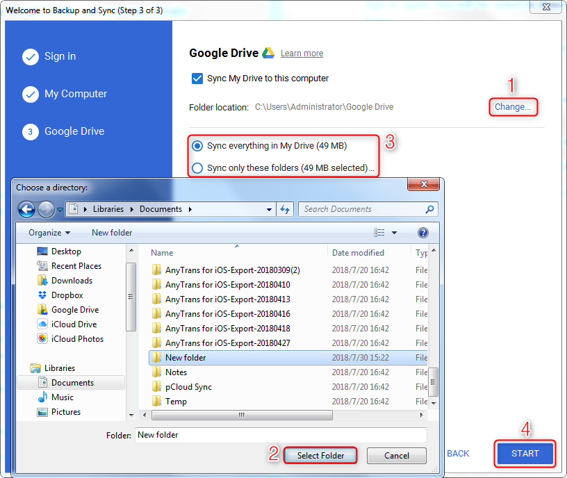 backup and sync from google virus