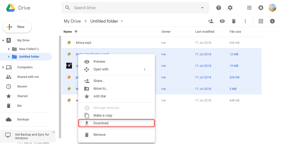 Download – Google Drive