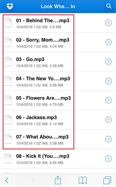How to Save Music to Dropbox on iPhone