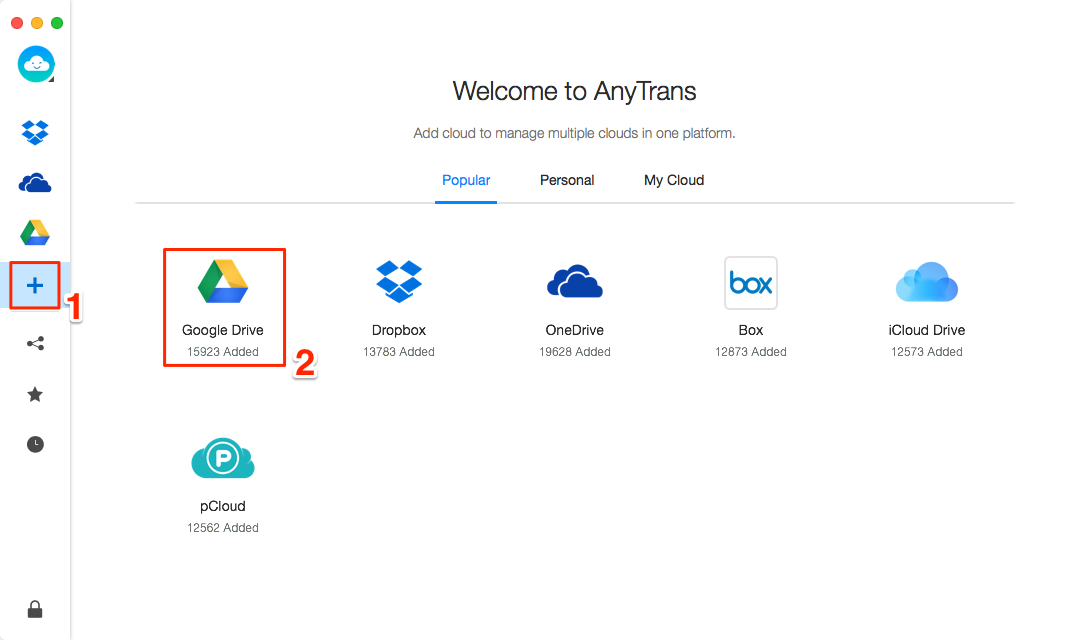 How to Sync Google Drive with Dropbox -Step 2