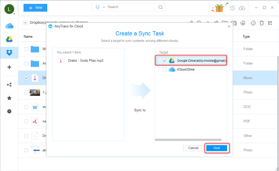 how to download files from dropbox