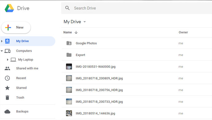Transfer Files from One Google Drive to Another via Downloading and Uploading - Step 1