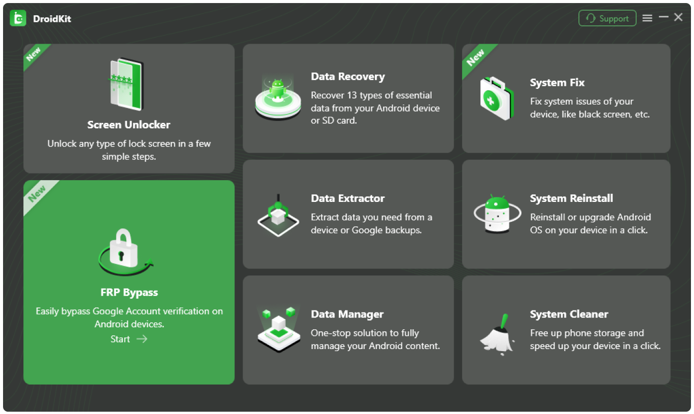 Bypass Various Android FRP Locks without Password - DroidKit