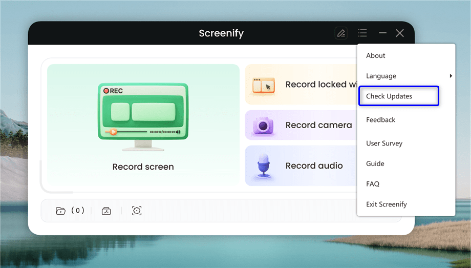 How to Update Screenify