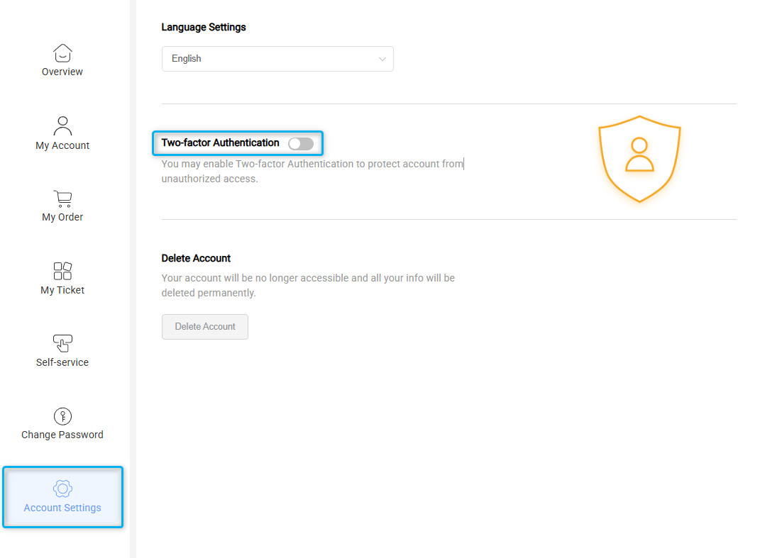Enable Two-Factor Authentication