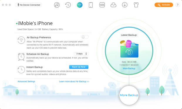Backing up Process Completed