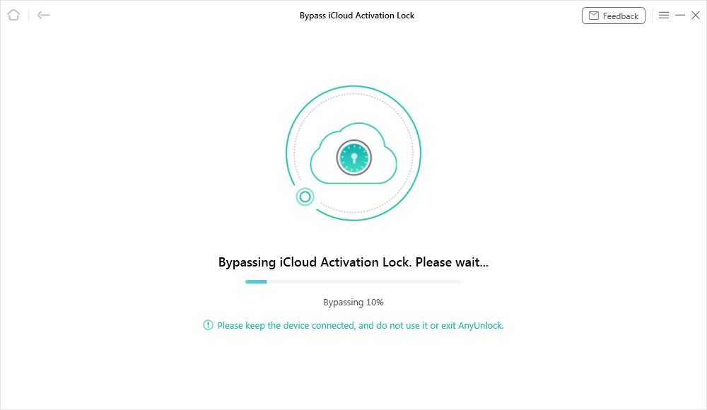 Start to Bypass iCloud Activation Lock