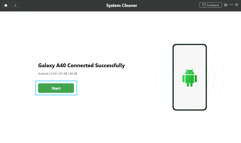 Android Device Connected Successfully