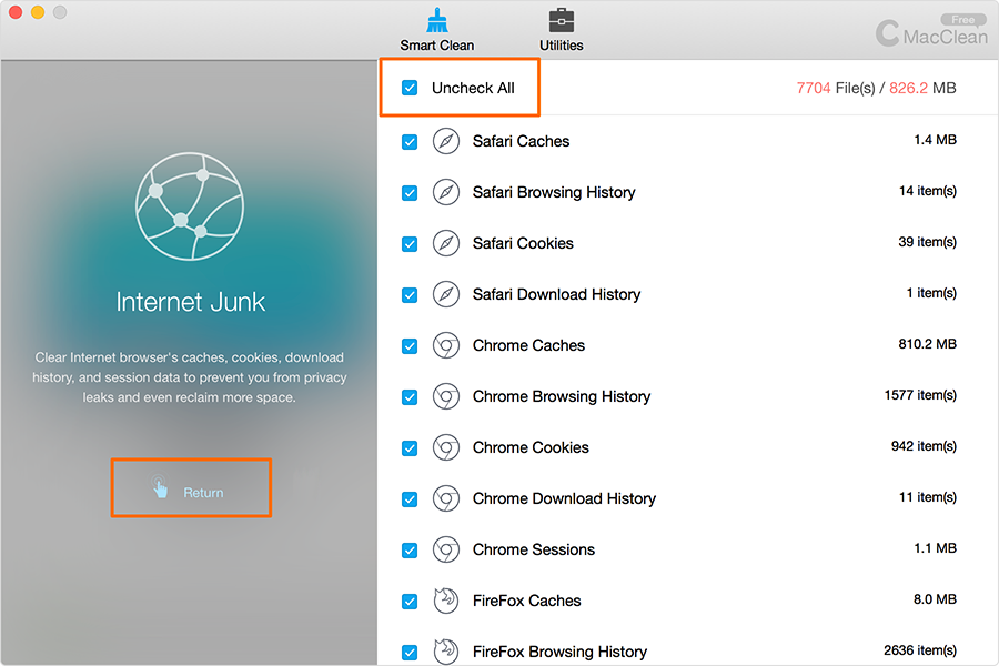 MacClean How to Clear Internet Junks in Safari Chrome amp Firefox