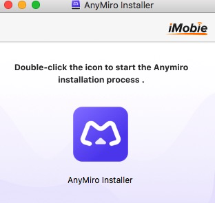 Double Click the AnyMiro Icon