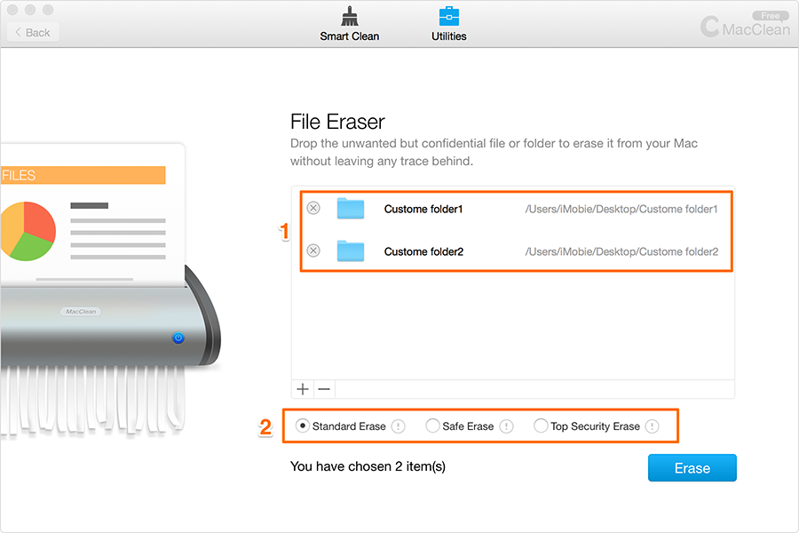 safe erase files