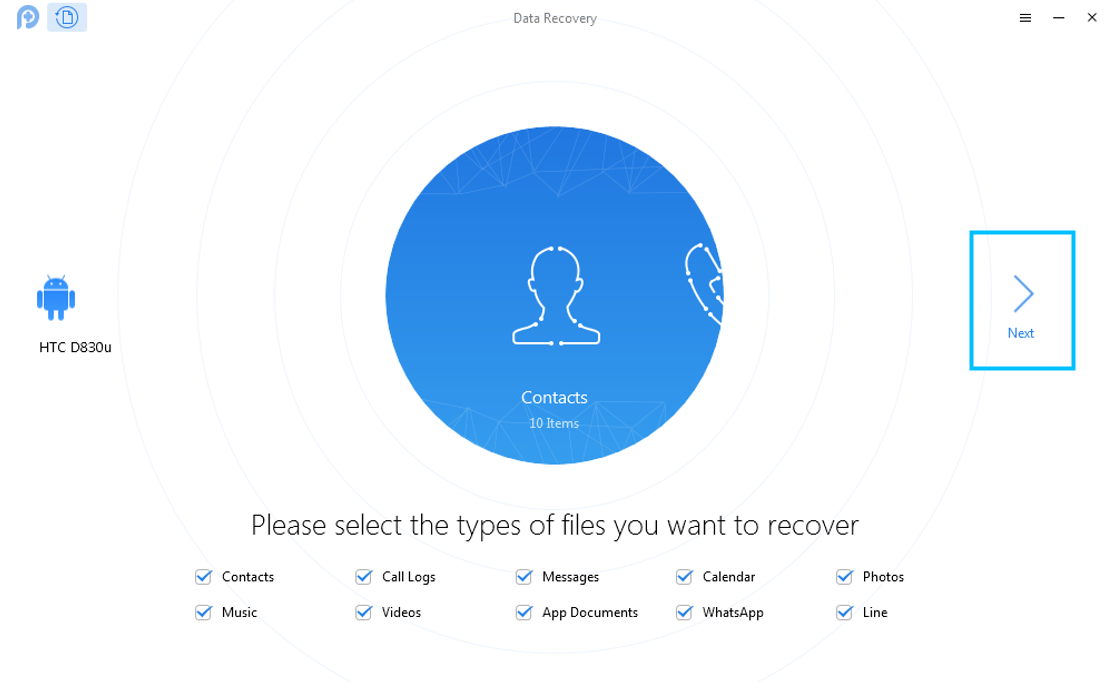 Select the Types of Files You Want to Scan