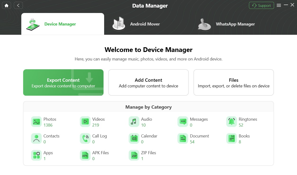 Device Connected Interface