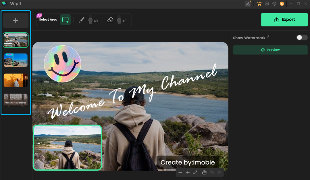 Preview Images and Videos in a Slide View