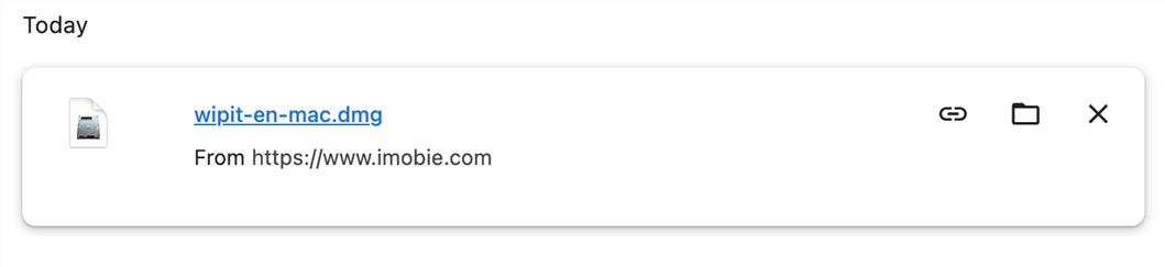 Click the Download Link of Wipit on Mac