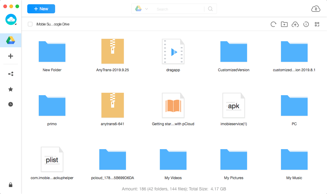 AnyDrive Online Guide – Add Google Drive