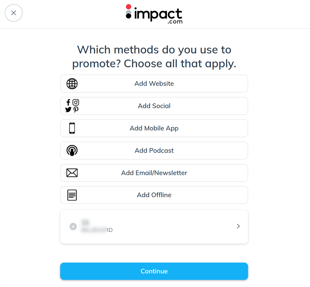 Choose  Promotion Methods