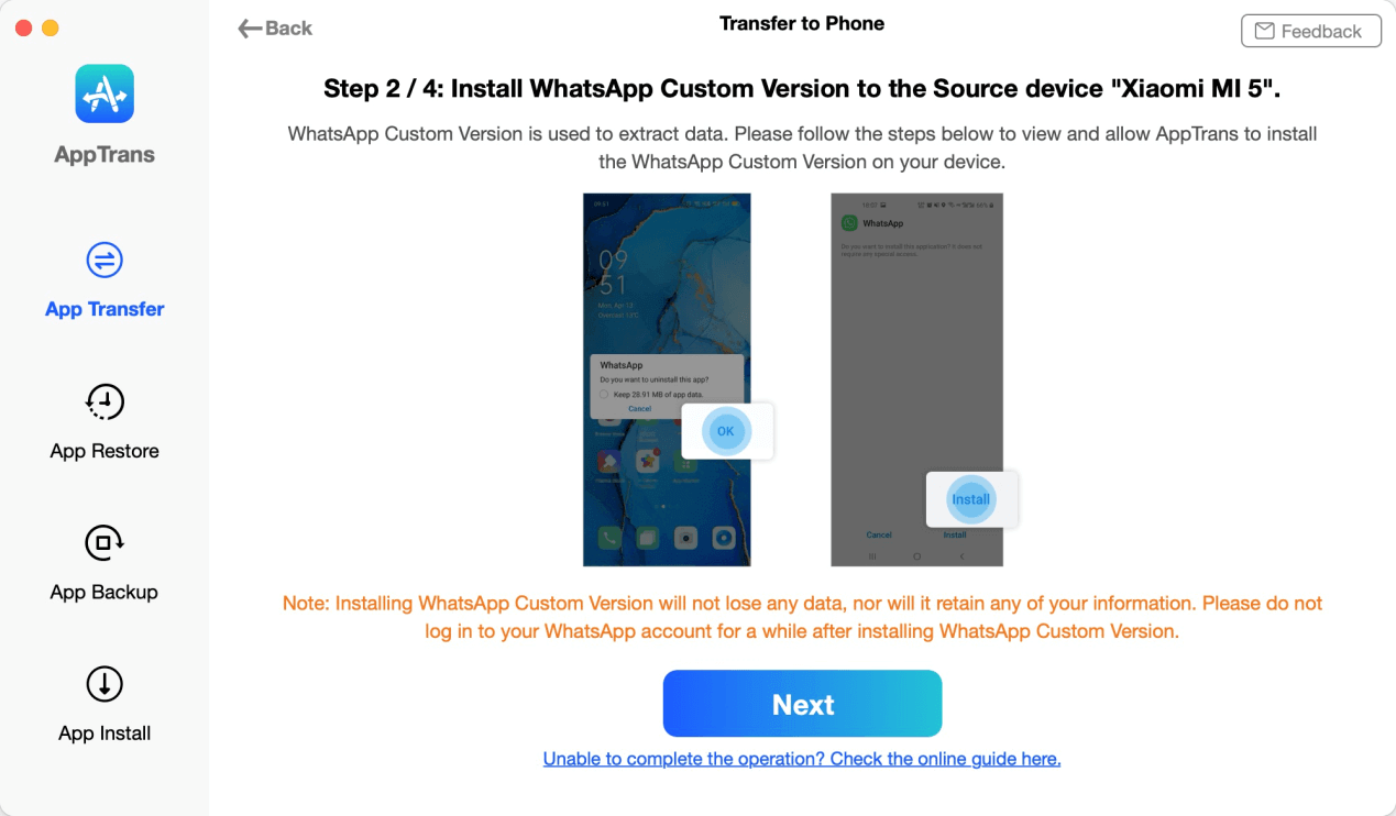 Install WhatsApp Custom Version