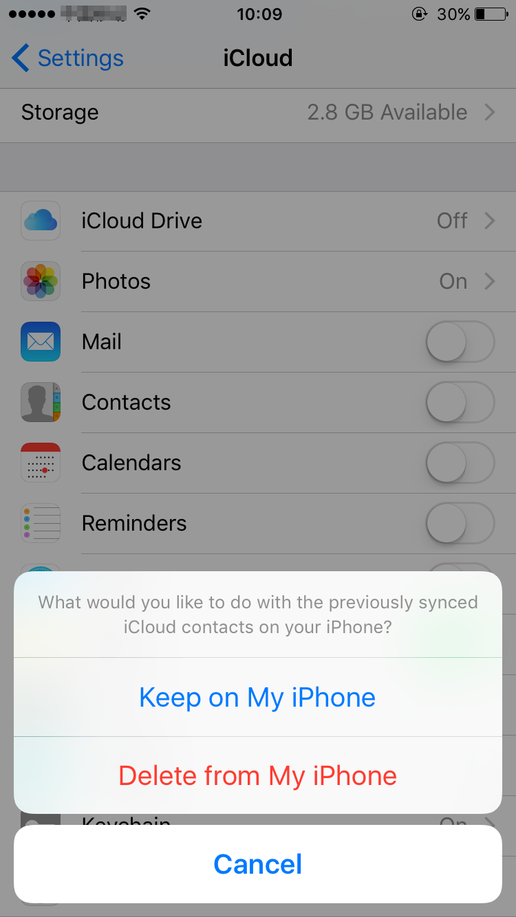 Apple ID Management Option