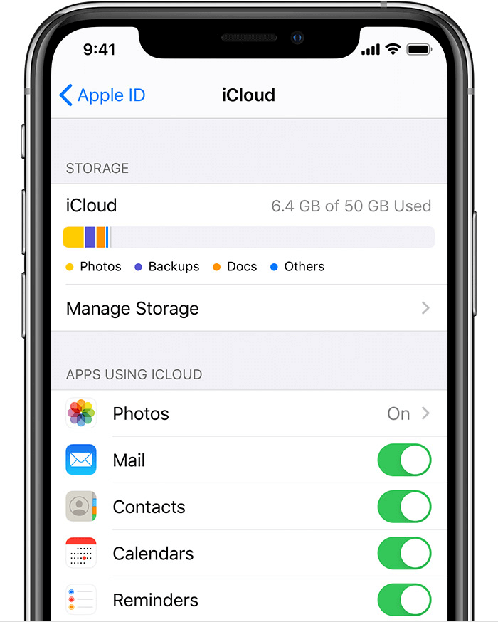 Turn iCloud features off