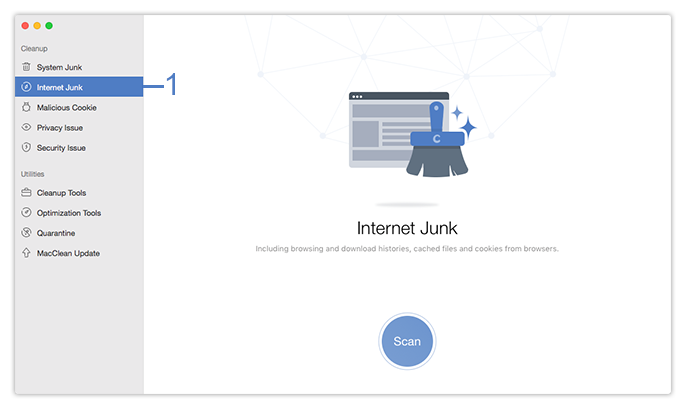 Select Internet Junk Function