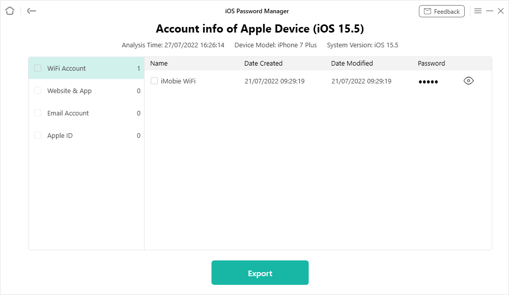 Recover iOS Password Successfully