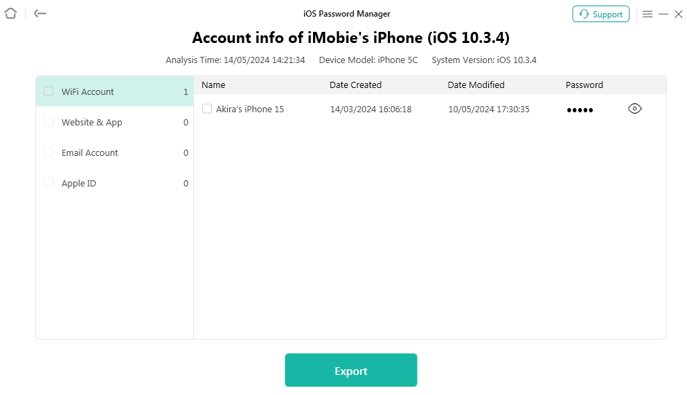 Recover iOS Password Successfully