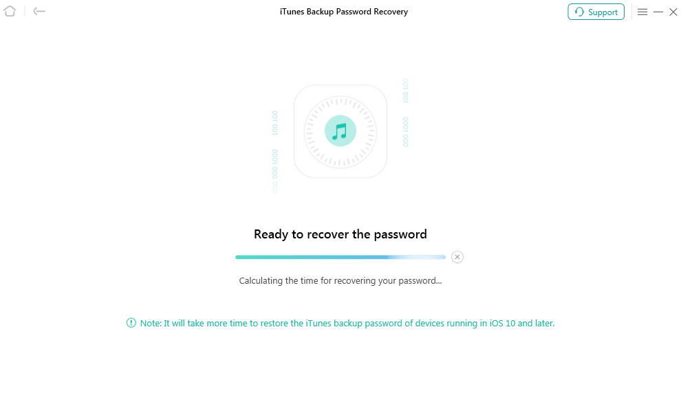 Recover iTunes Backup Password