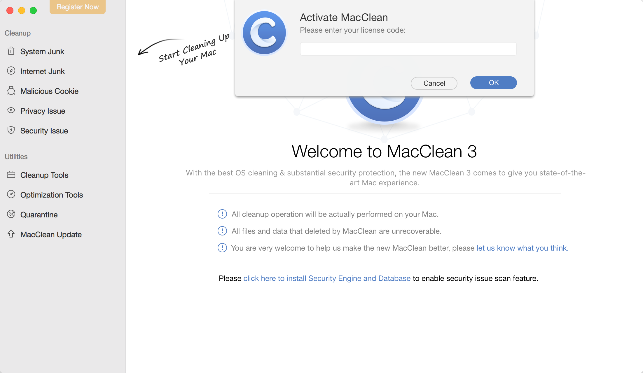 Mac Cleaner Activation Code Free