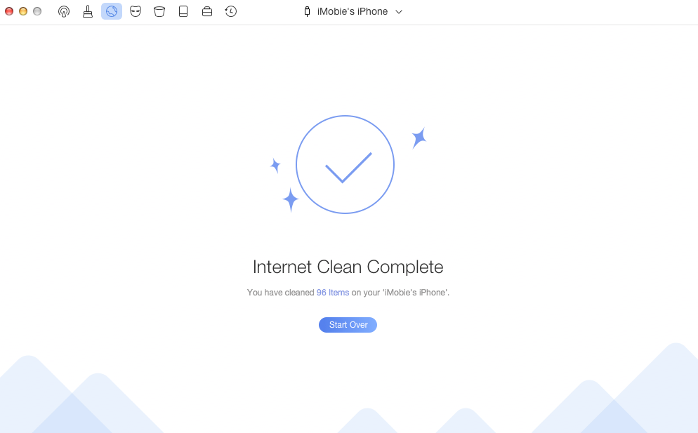 Internet Clean Completed