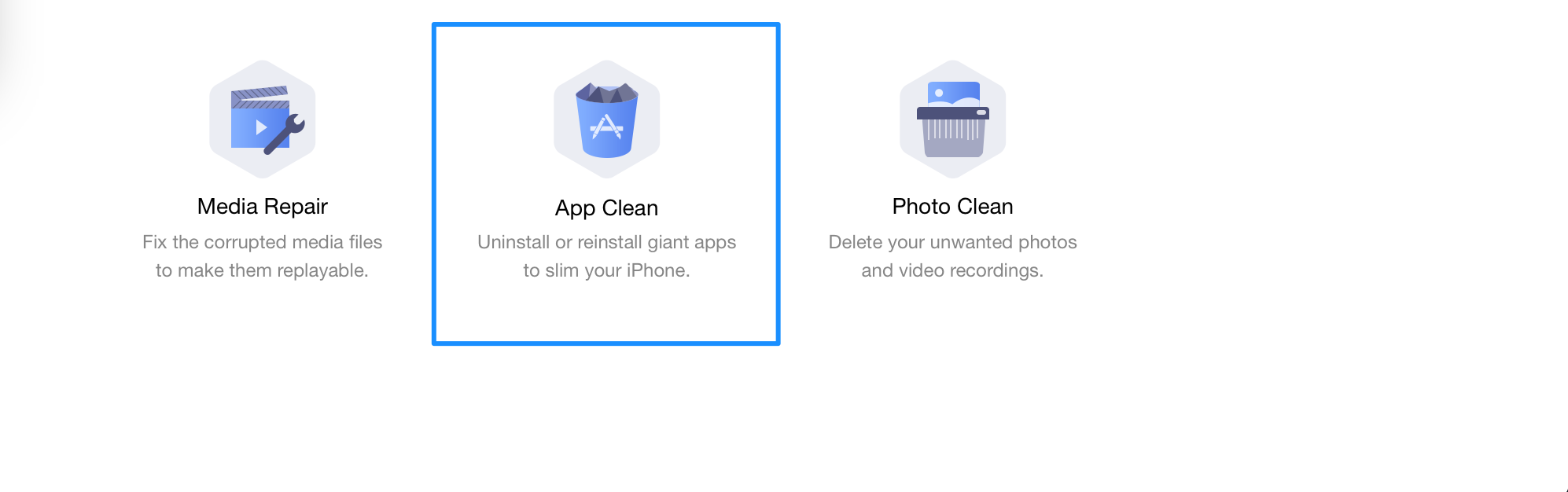 Choose App Clean Mode