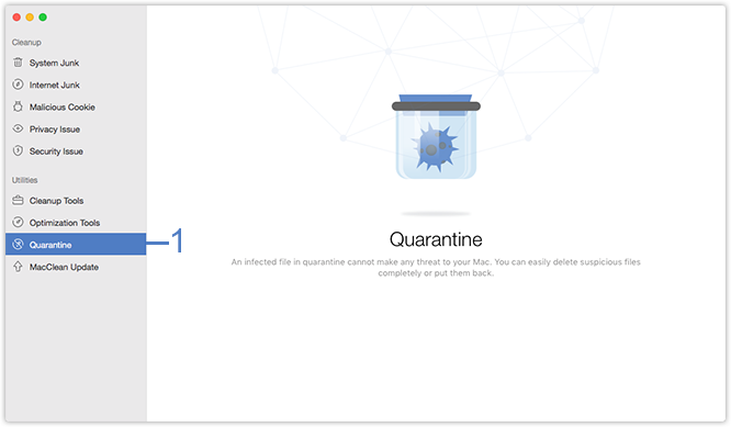 Select Quarantine Function