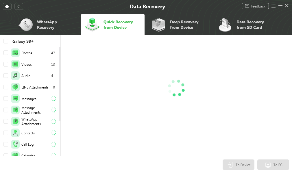 Scan out Your Lost Data Quickly