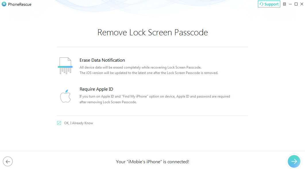 iphone screen passcode remove