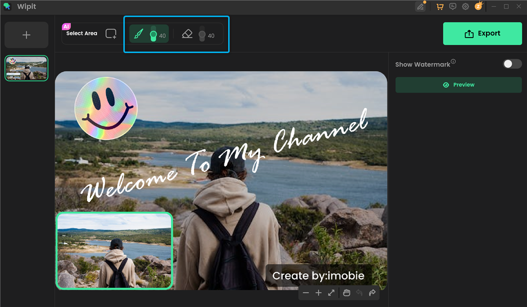 Paint Over Unwanted Object with Brush