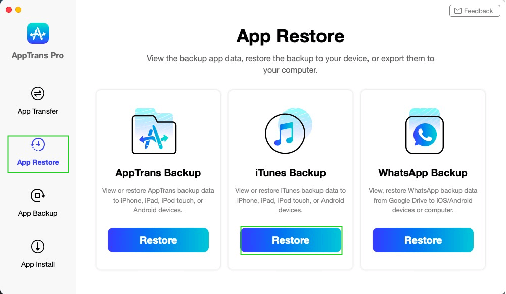 restore apps from google backup