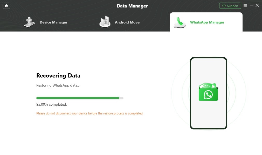 Wait for the Restoring Process