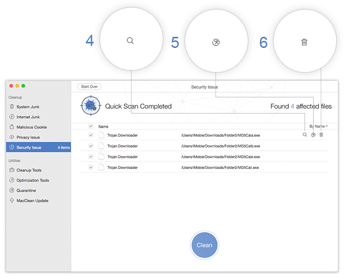 Manage Scanned Files